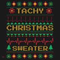 Tachy Christmas Sweater Funny Medical Cardiac Icu Nurse Ugly Women's Tank Top thumb 5