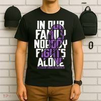Testicular Cancer Support Family Testicular Cancer Awareness T-Shirt thumb 6
