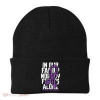 Testicular Cancer Support Family Testicular Cancer Awareness Beanie thumb 0