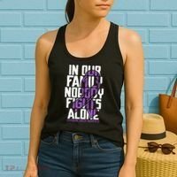 Testicular Cancer Support Family Testicular Cancer Awareness Women's Tank Top thumb 2