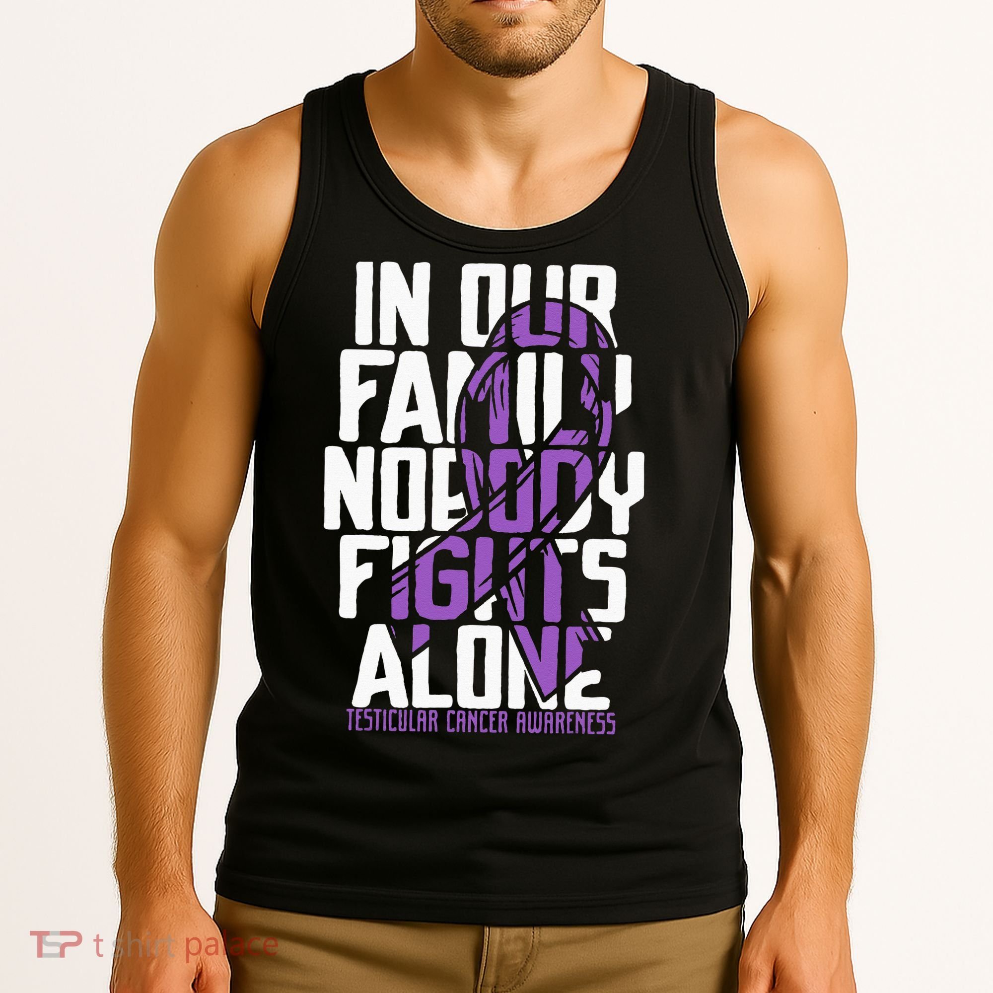 Testicular Cancer Support Family Testicular Cancer Awareness Tank Top