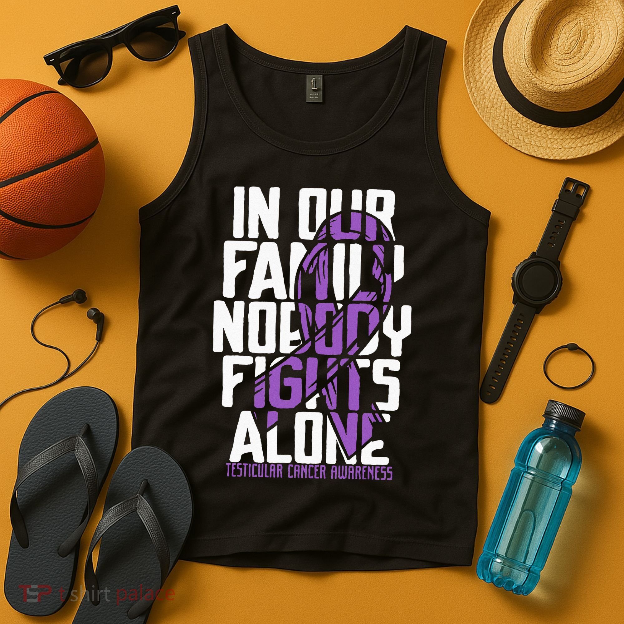 Testicular Cancer Support Family Testicular Cancer Awareness Tank Top