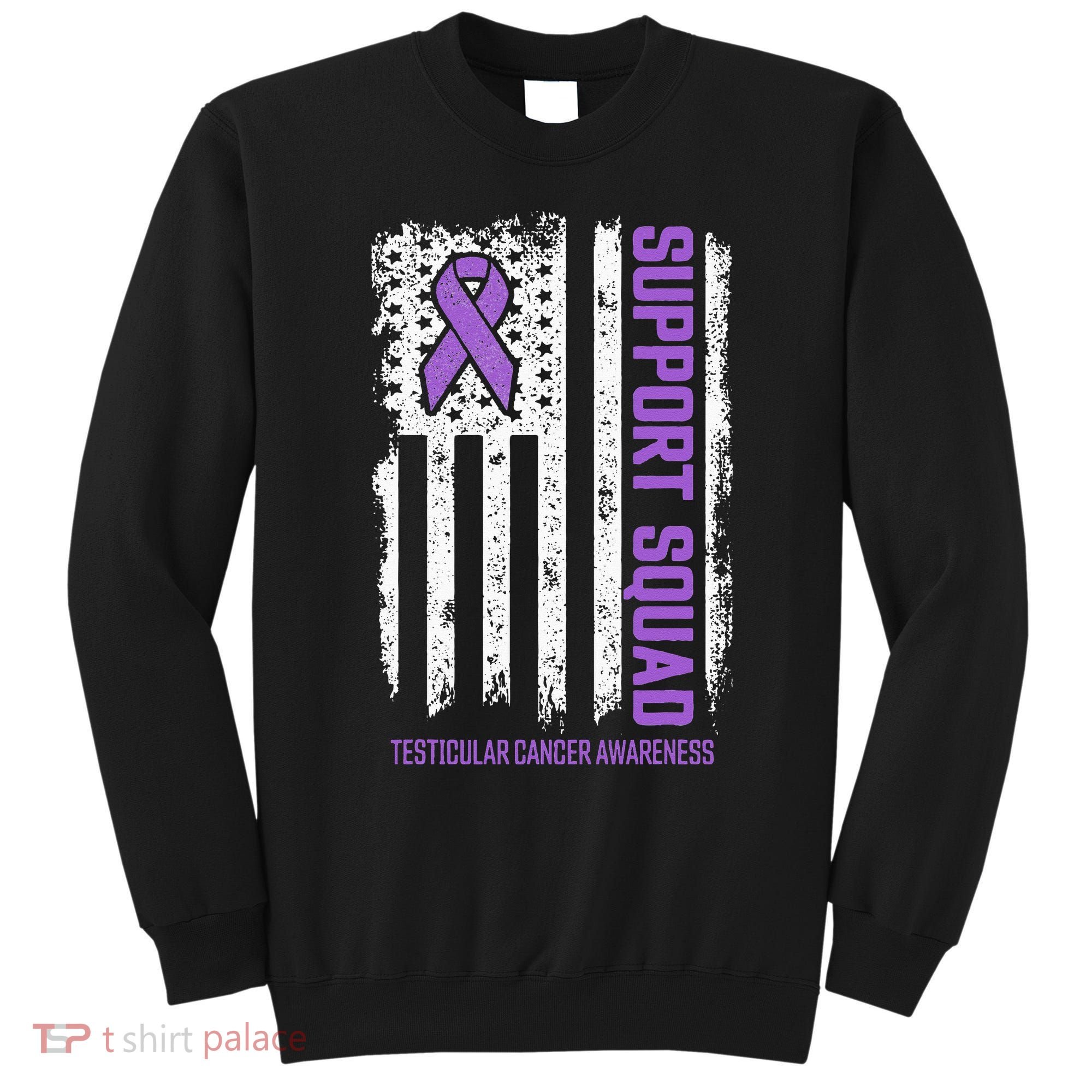 Testicular Cancer Support Squad Testicular Cancer Awareness Sweatshirt