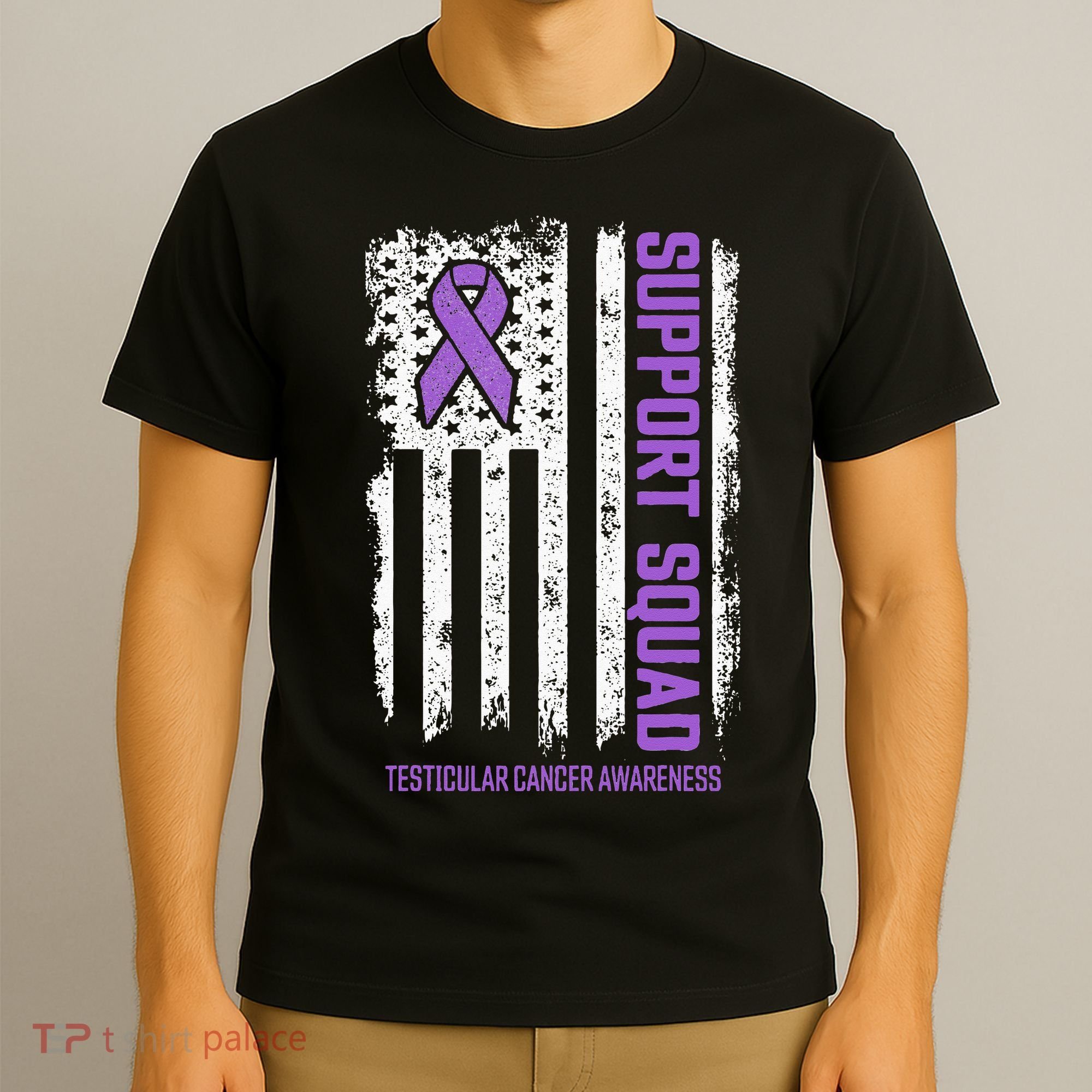 Testicular Cancer Support Squad Testicular Cancer Awareness T-Shirt