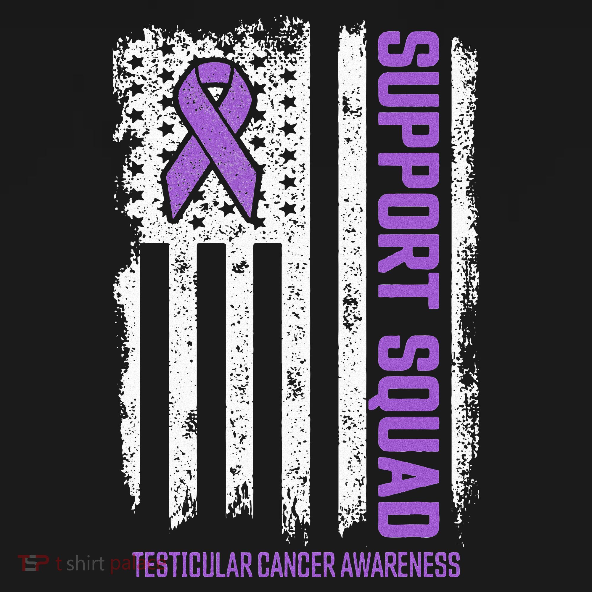 Testicular Cancer Support Squad Testicular Cancer Awareness T-Shirt