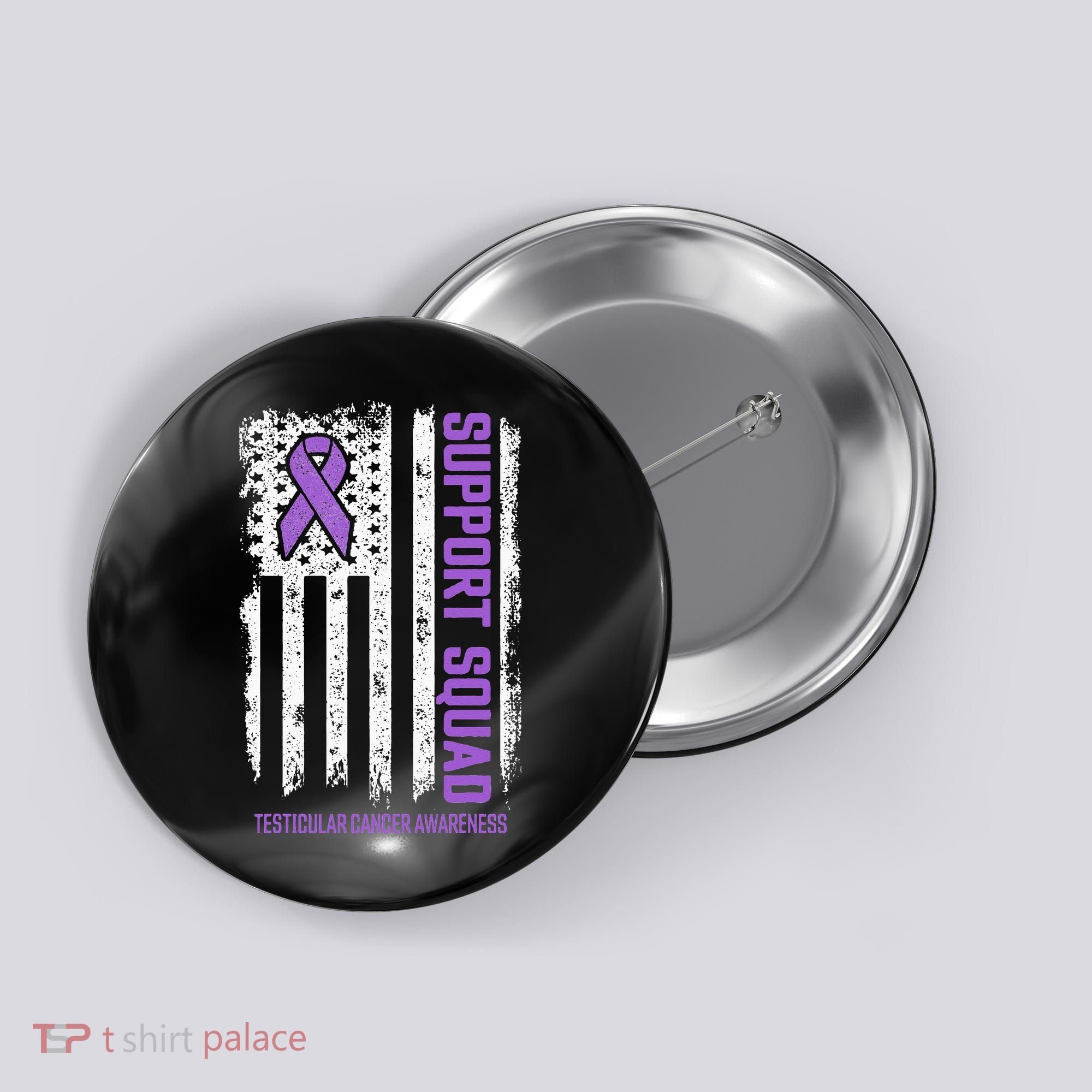 Testicular Cancer Support Squad Testicular Cancer Awareness Button