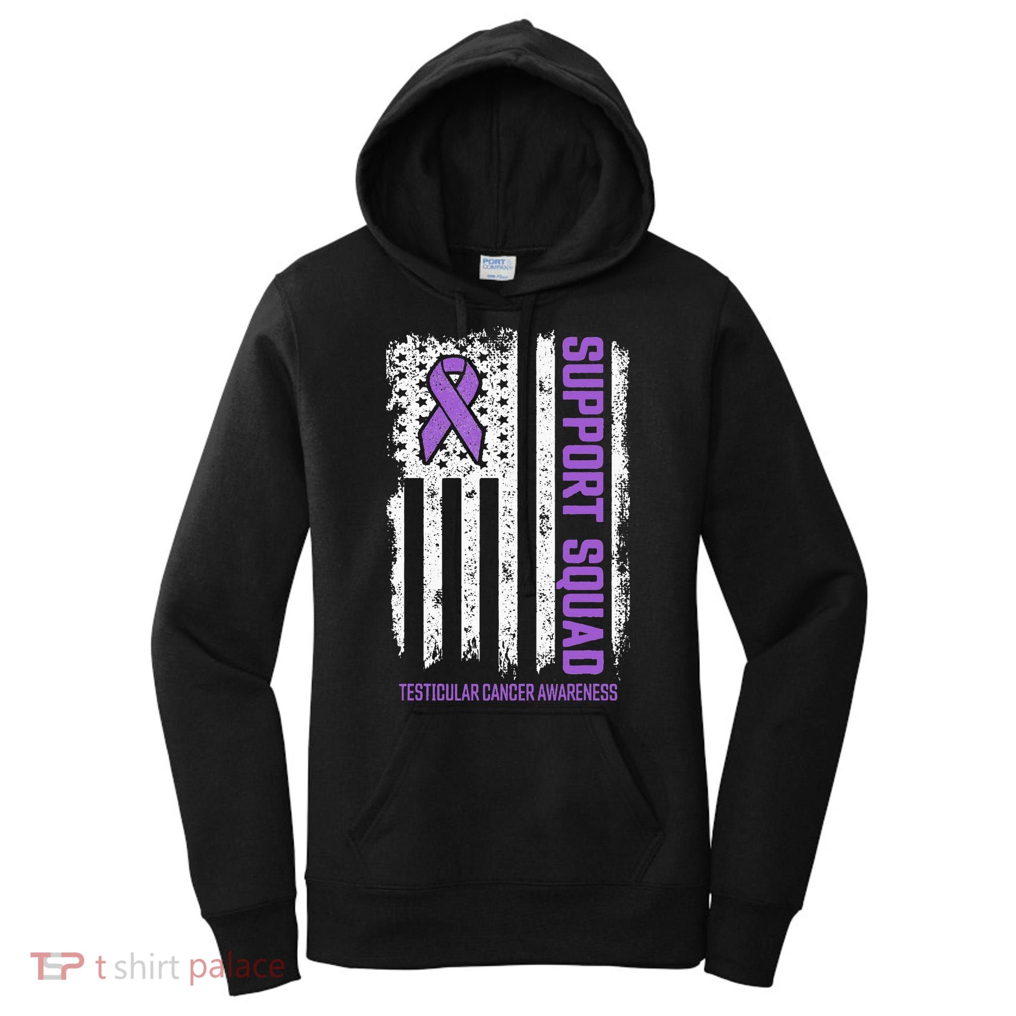 Testicular Cancer Support Squad Testicular Cancer Awareness Women's Hoodie