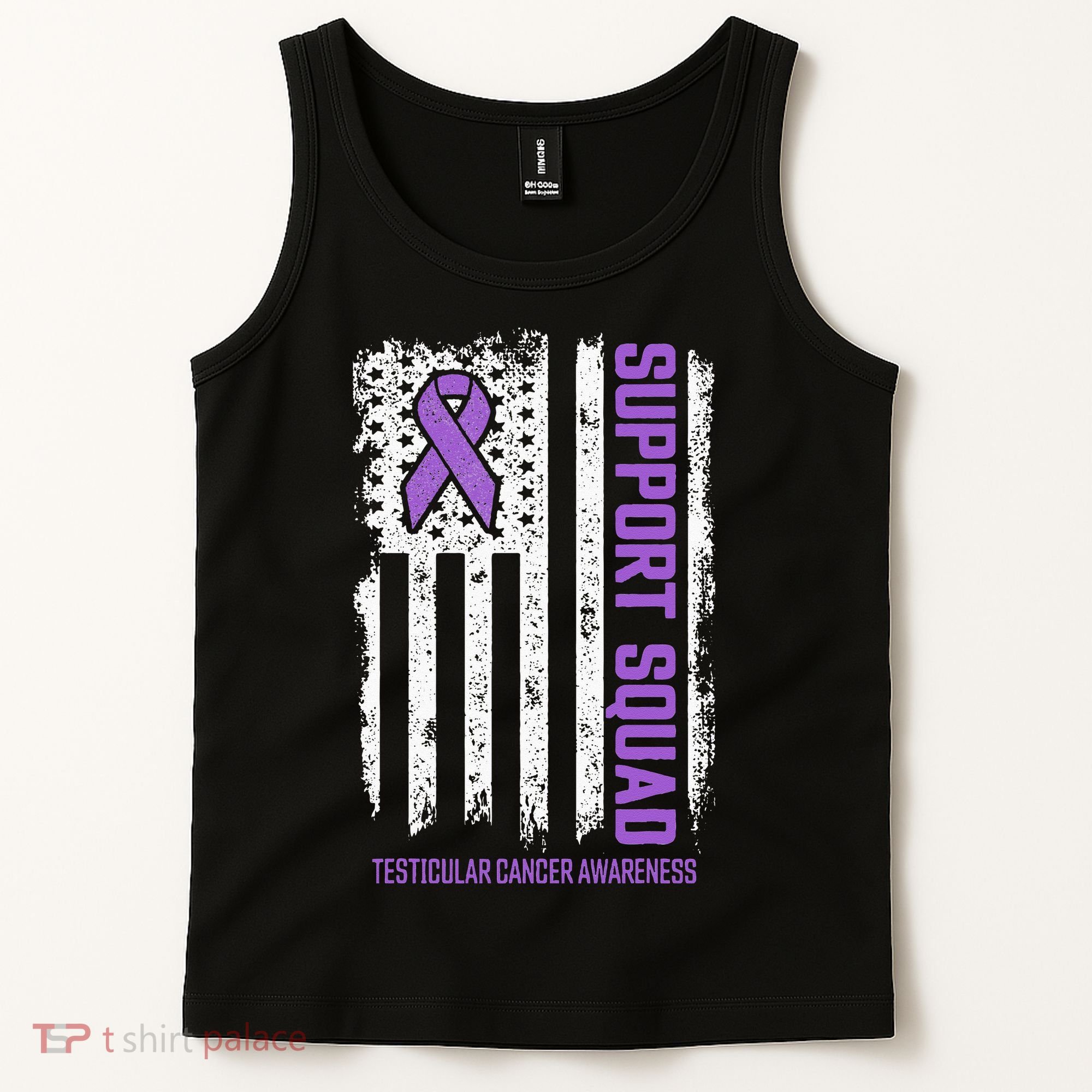 Testicular Cancer Support Squad Testicular Cancer Awareness Tank Top