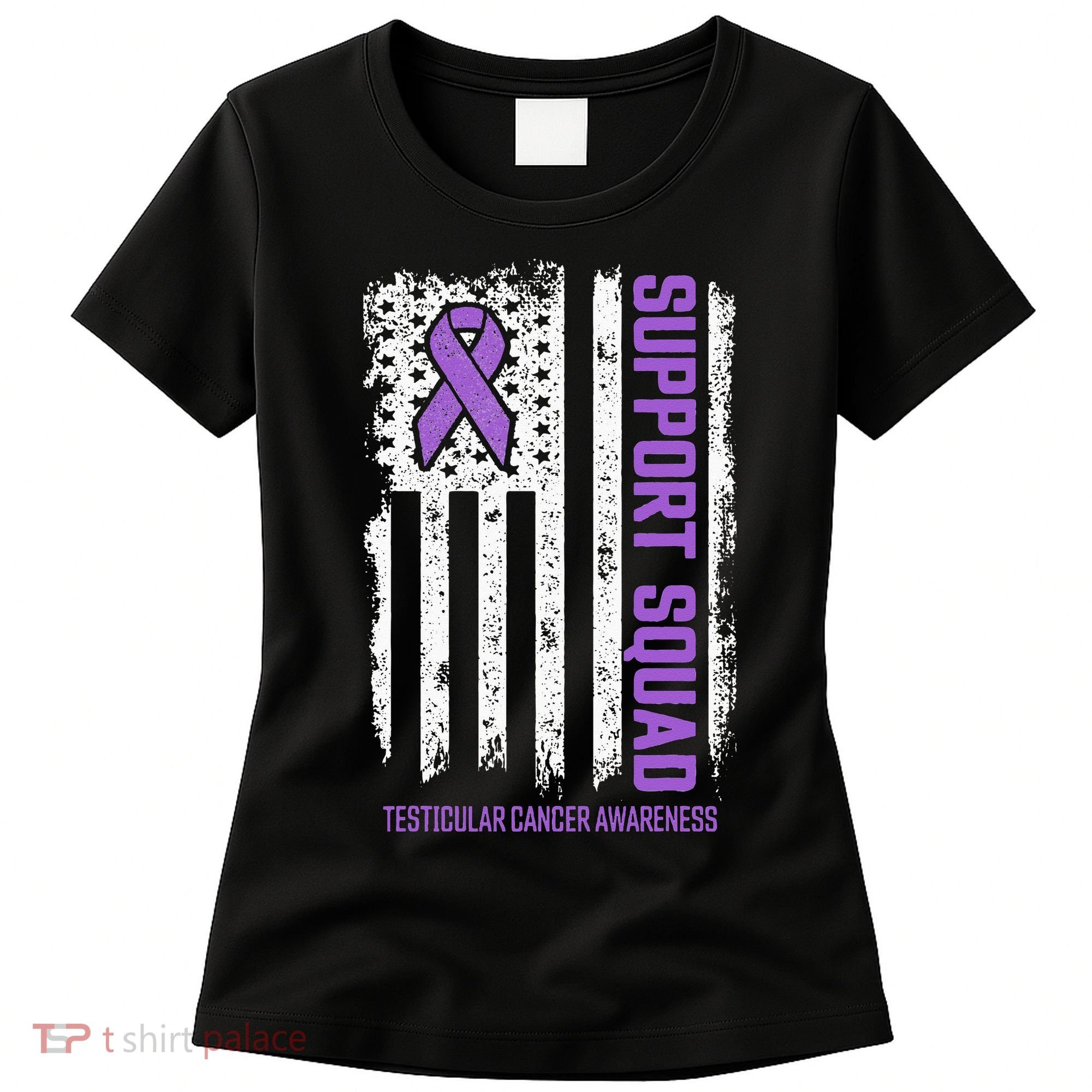 Testicular Cancer Support Squad Testicular Cancer Awareness Women's T-Shirt
