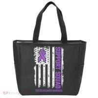 Testicular Cancer Support Squad Testicular Cancer Awareness Tote Bag thumb 0