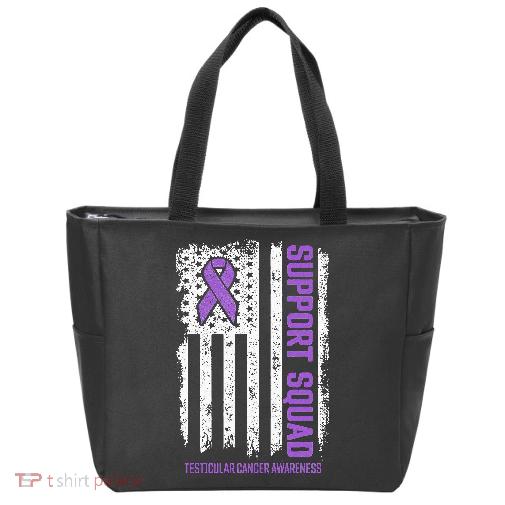 Testicular Cancer Support Squad Testicular Cancer Awareness Tote Bag