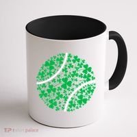 Tennis Coach St Patricks Day Tennis Player Gift Coffee Mug thumb 1