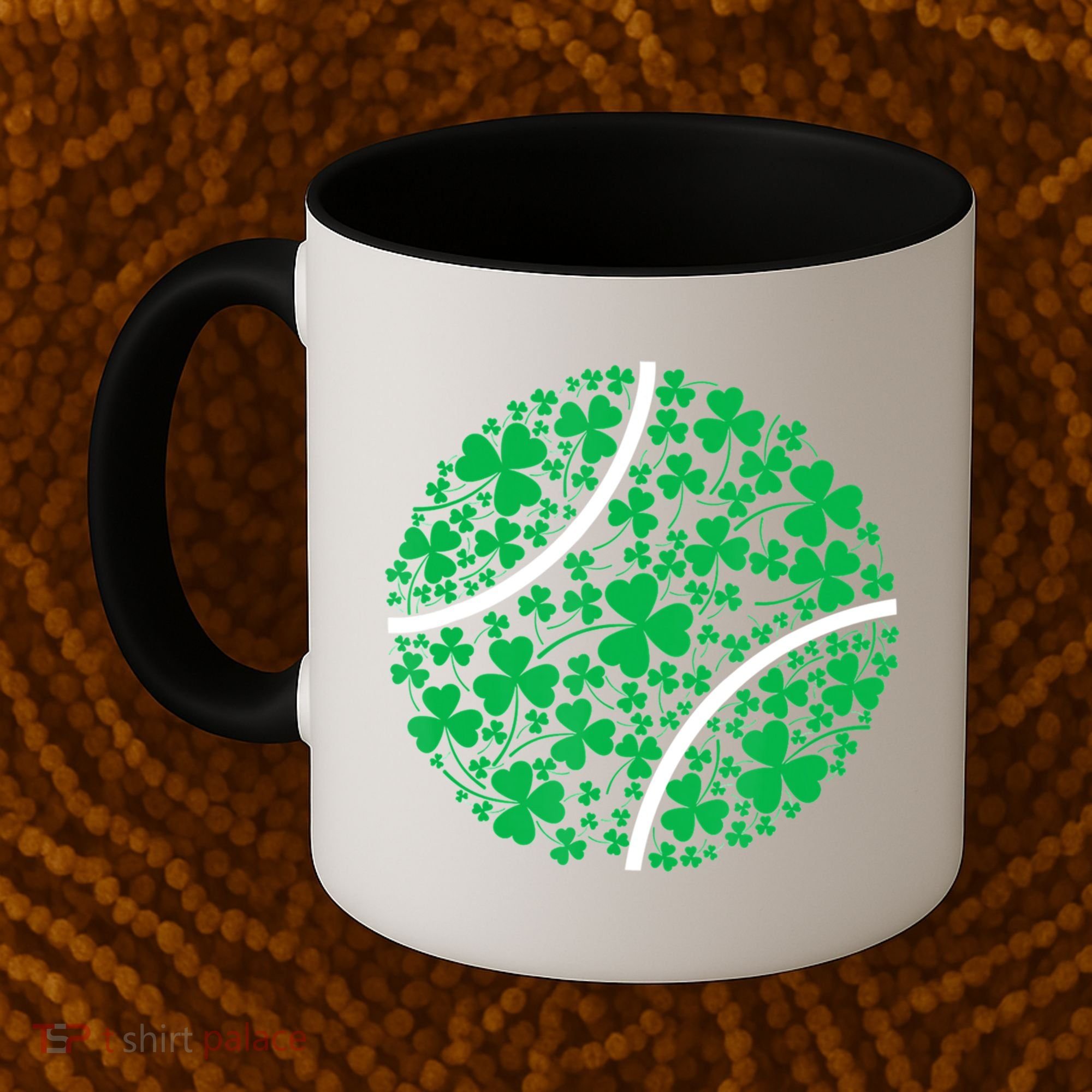 Tennis Coach St Patricks Day Tennis Player Gift Coffee Mug