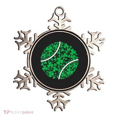 Tennis Coach St Patricks Day Tennis Player Gift Ornament
