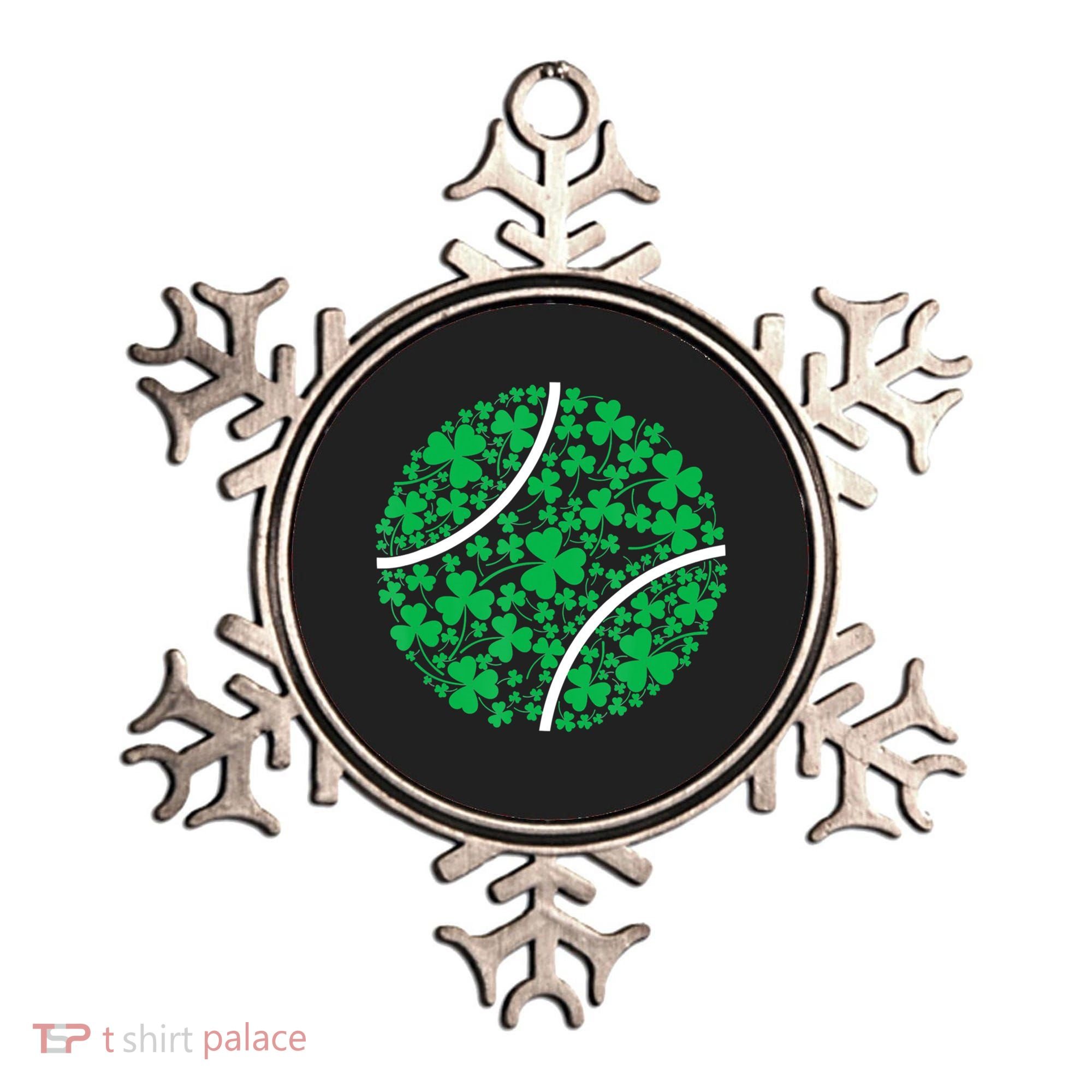 Tennis Coach St Patricks Day Tennis Player Gift Ornament