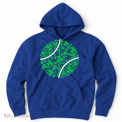 Tennis Coach St Patricks Day Tennis Player Gift Hoodie