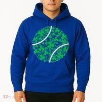 Tennis Coach St Patricks Day Tennis Player Gift Hoodie thumb 2
