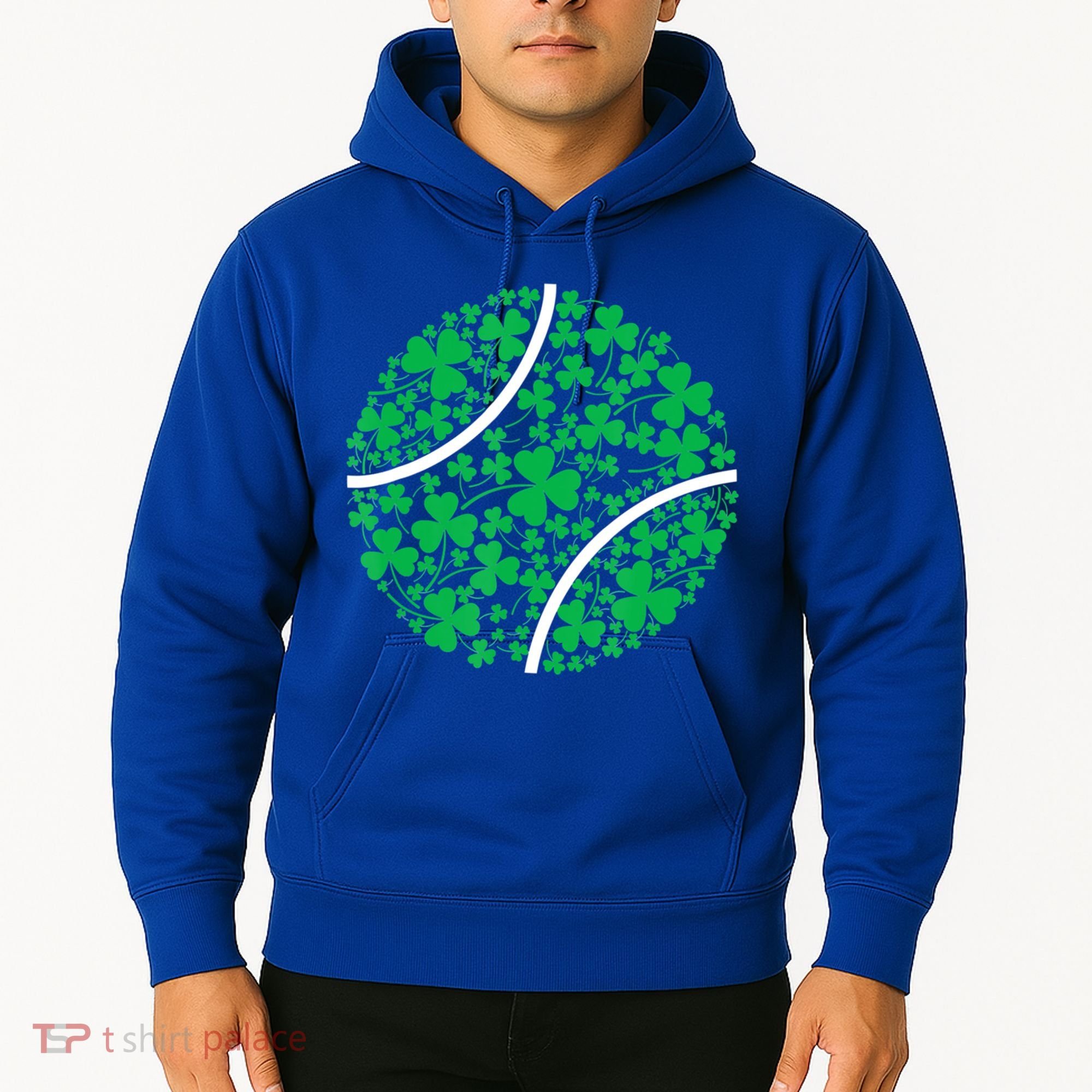 Tennis Coach St Patricks Day Tennis Player Gift Hoodie