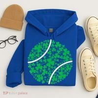 Tennis Coach St Patricks Day Tennis Player Gift Hoodie thumb 4