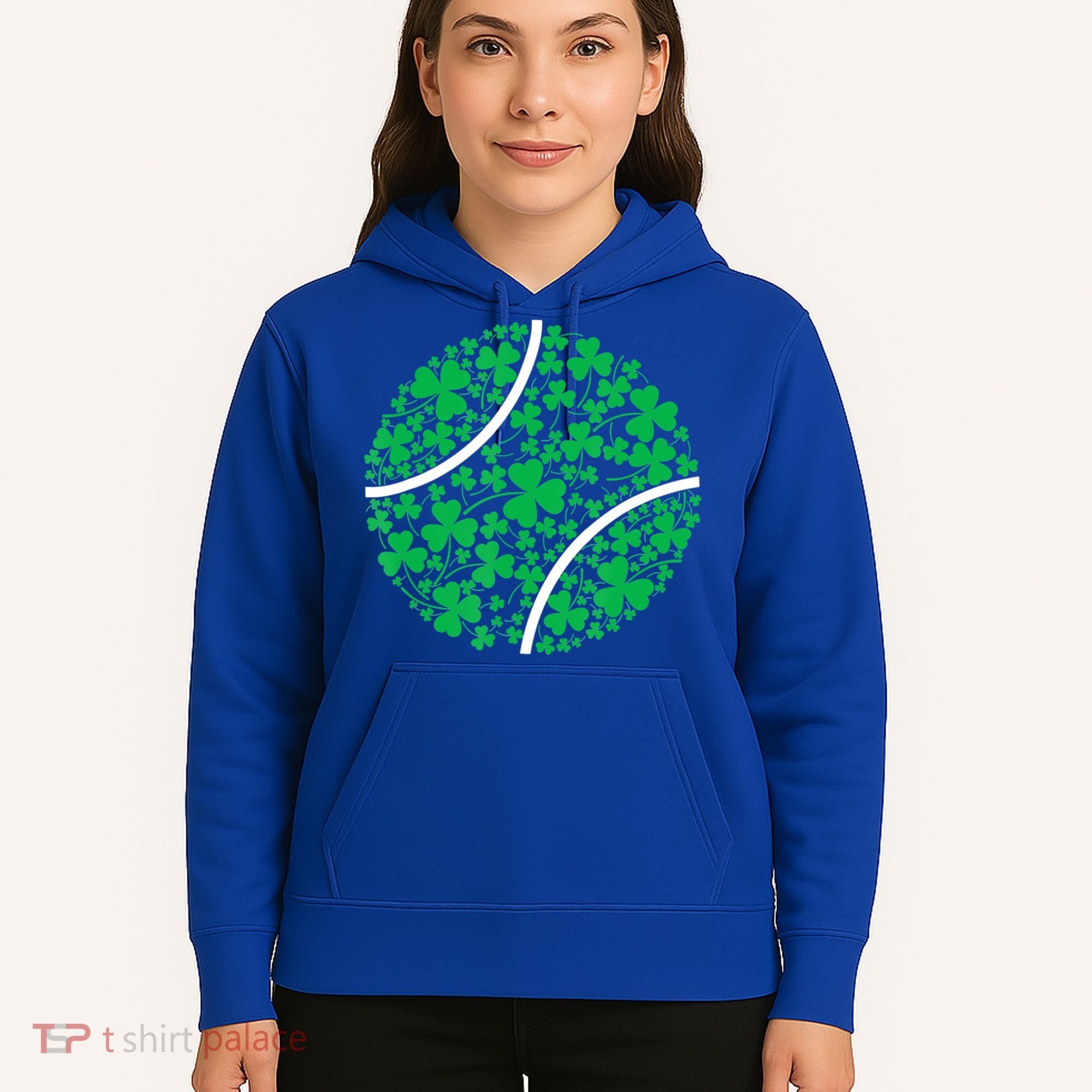 Tennis Coach St Patricks Day Tennis Player Gift Hoodie