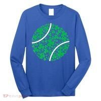 Tennis Coach St Patricks Day Tennis Player Gift Long Sleeve Shirt thumb 0