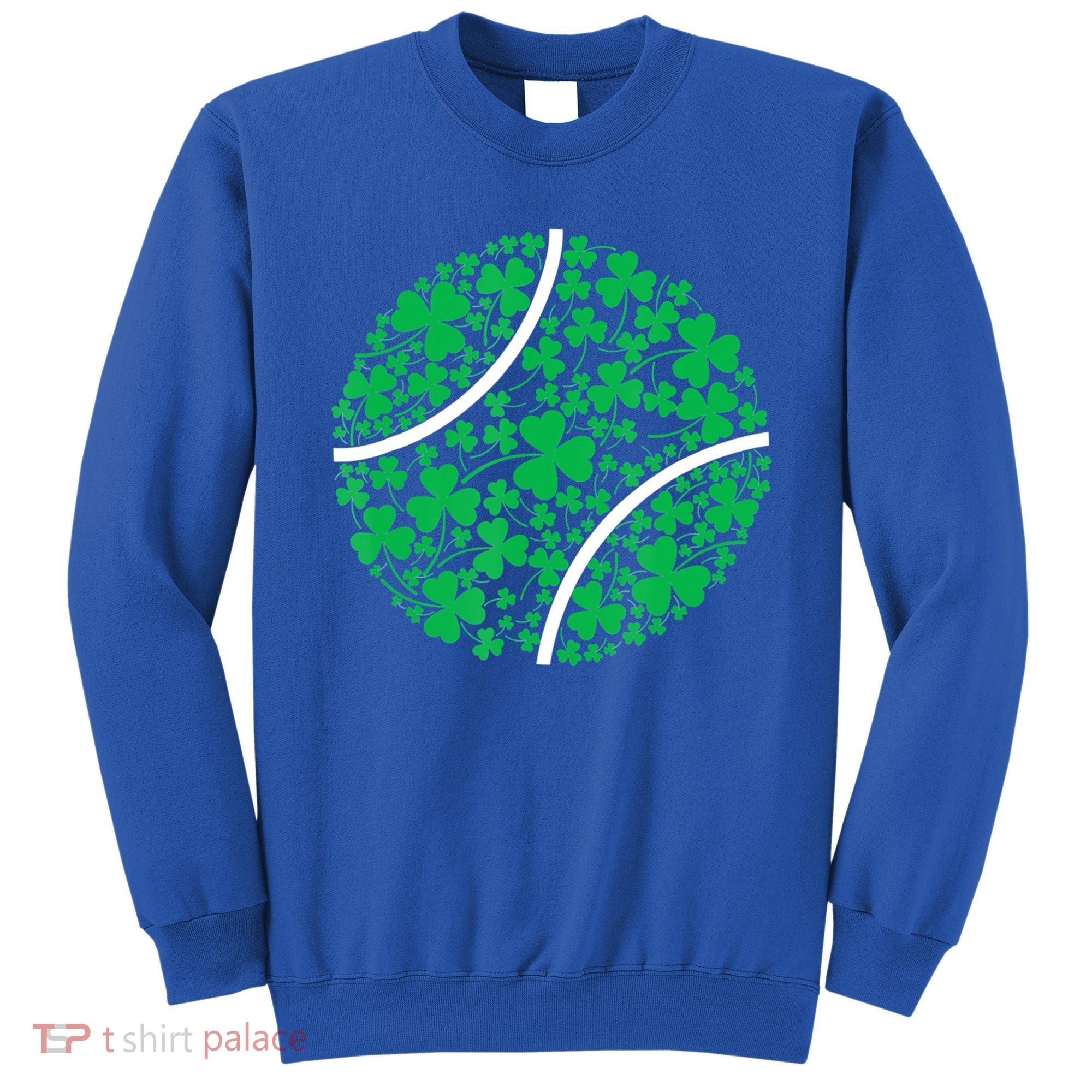 Tennis Coach St Patricks Day Tennis Player Gift Sweatshirt