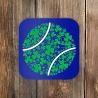 Tennis Coach St Patricks Day Tennis Player Gift Coaster thumb 0