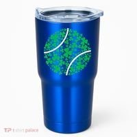 Tennis Coach St Patricks Day Tennis Player Gift Tumbler thumb 0