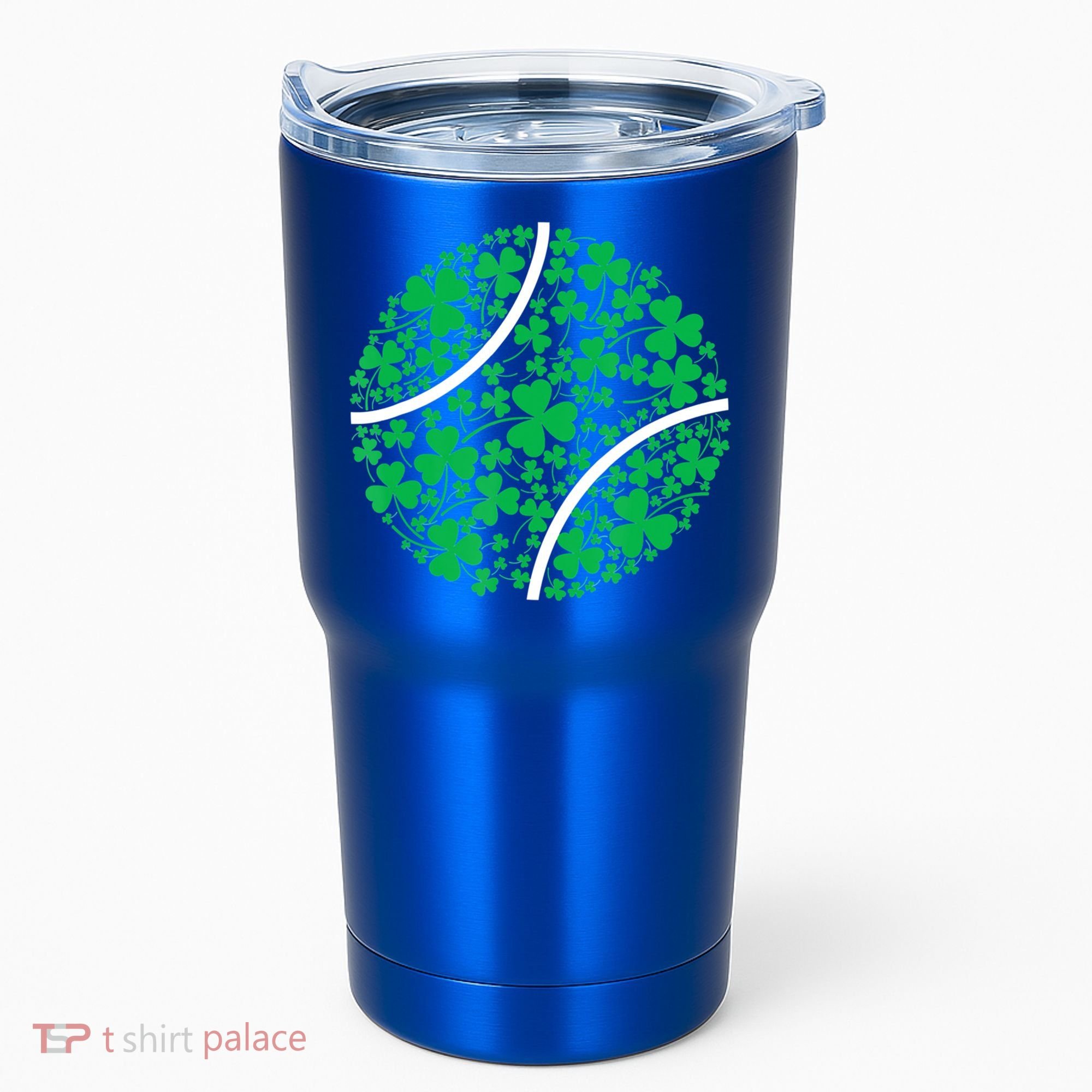 Tennis Coach St Patricks Day Tennis Player Gift Tumbler