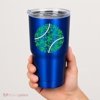 Tennis Coach St Patricks Day Tennis Player Gift Tumbler thumb 2