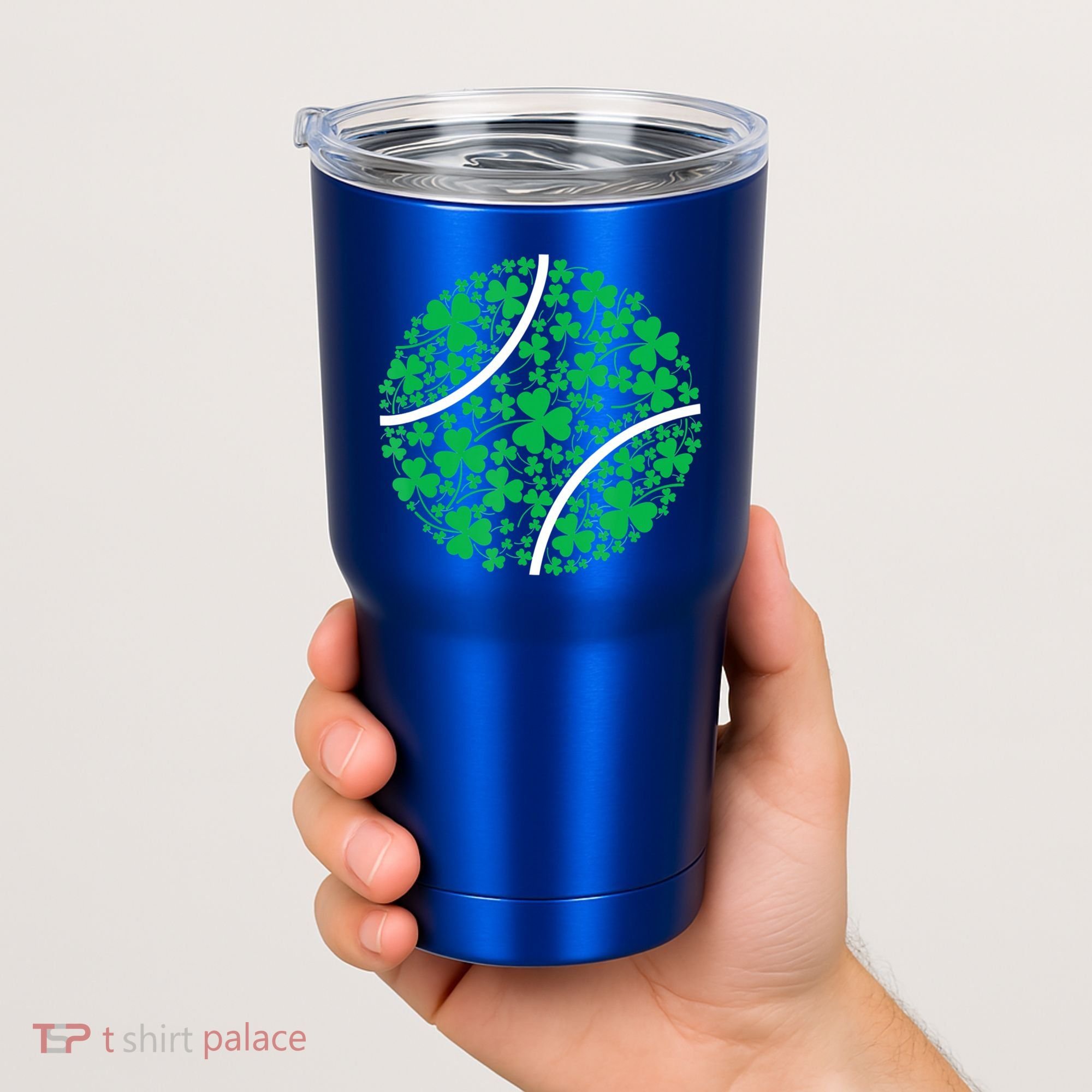 Tennis Coach St Patricks Day Tennis Player Gift Tumbler