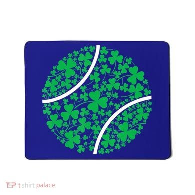 Tennis Coach St Patricks Day Tennis Player Gift Mousepad