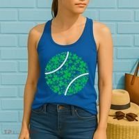 Tennis Coach St Patricks Day Tennis Player Gift Women's Tank Top thumb 2