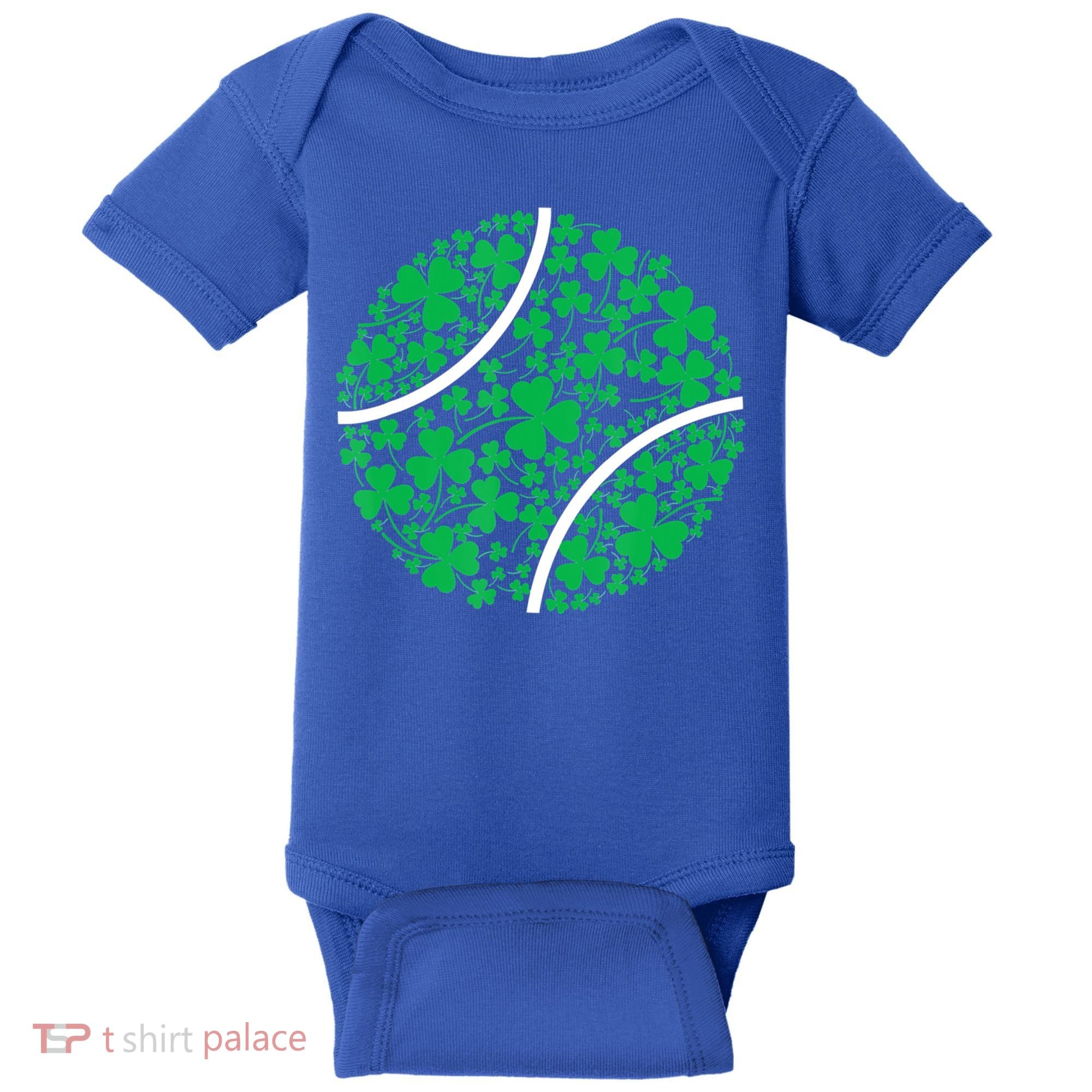 Tennis Coach St Patricks Day Tennis Player Gift Baby Bodysuit