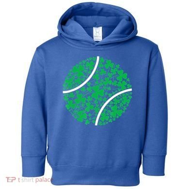 Tennis Coach St Patricks Day Tennis Player Gift Toddler Hoodie