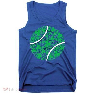 Tennis Coach St Patricks Day Tennis Player Gift Tank Top