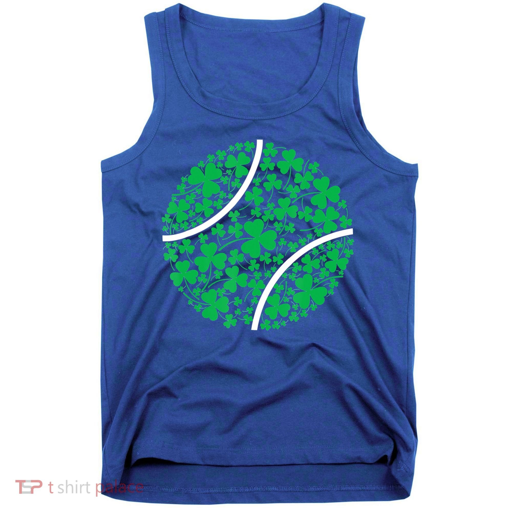Tennis Coach St Patricks Day Tennis Player Gift Tank Top