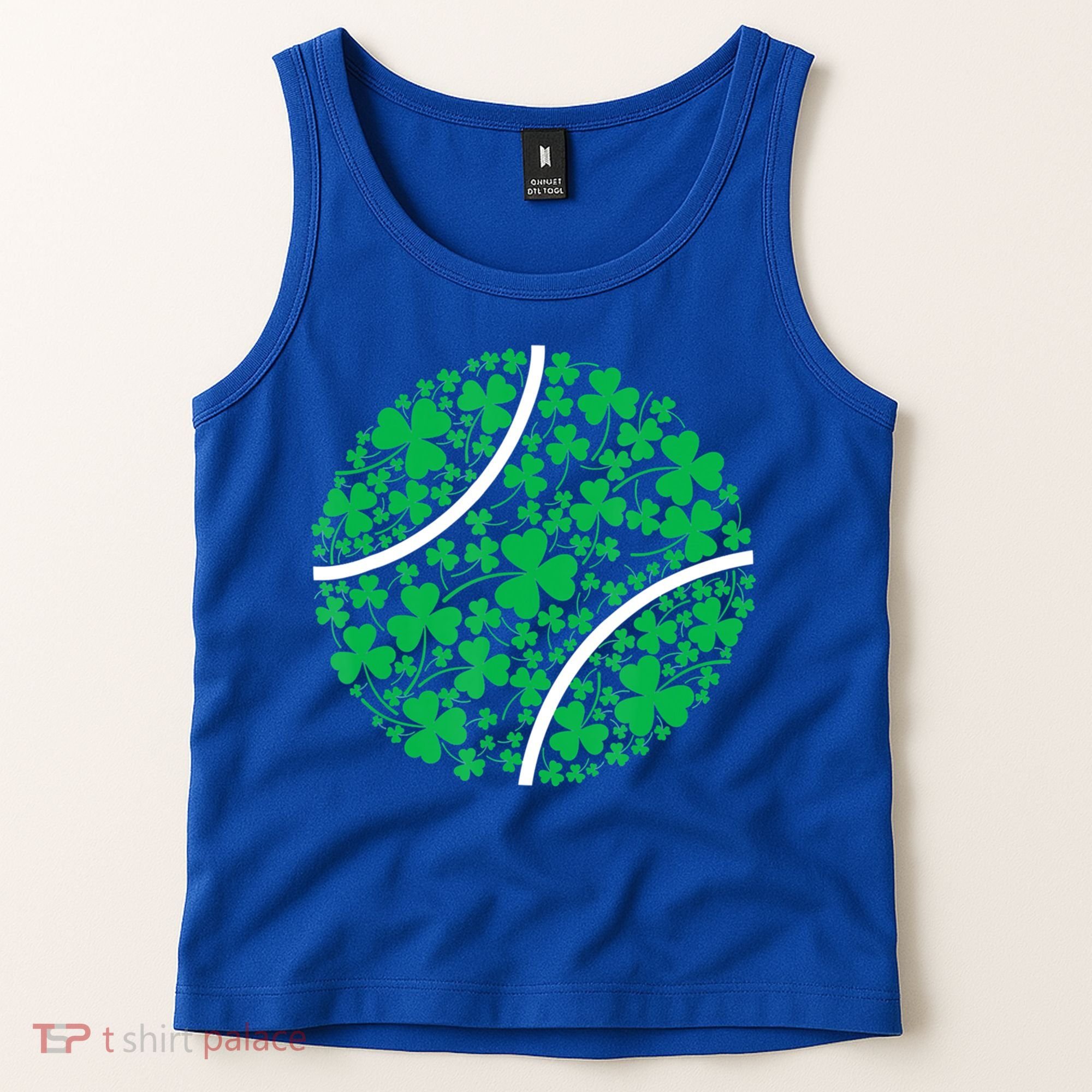 Tennis Coach St Patricks Day Tennis Player Gift Tank Top