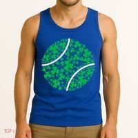 Tennis Coach St Patricks Day Tennis Player Gift Tank Top thumb 3