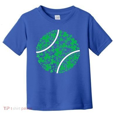 Tennis Coach St Patricks Day Tennis Player Gift Toddler T-Shirt