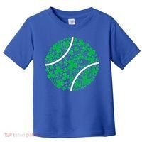 Tennis Coach St Patricks Day Tennis Player Gift Toddler T-Shirt thumb 0