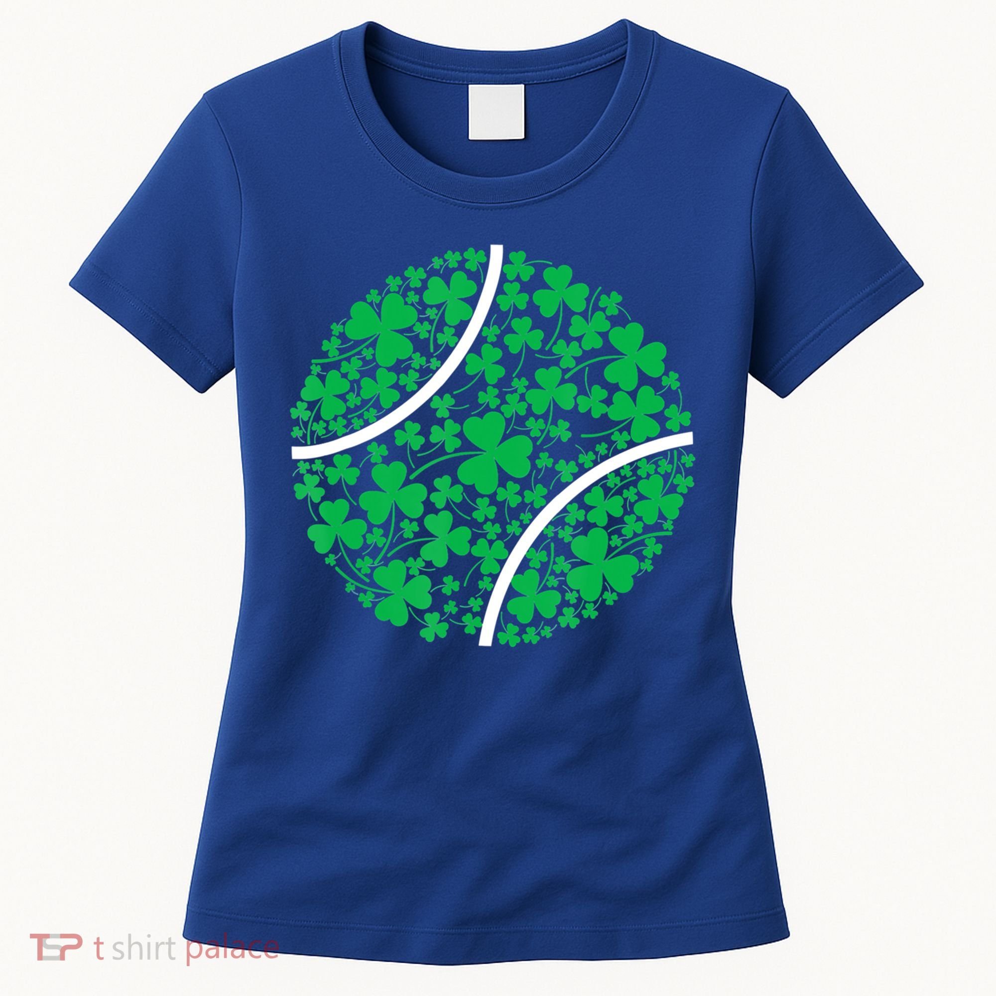 Tennis Coach St Patricks Day Tennis Player Gift Women's T-Shirt