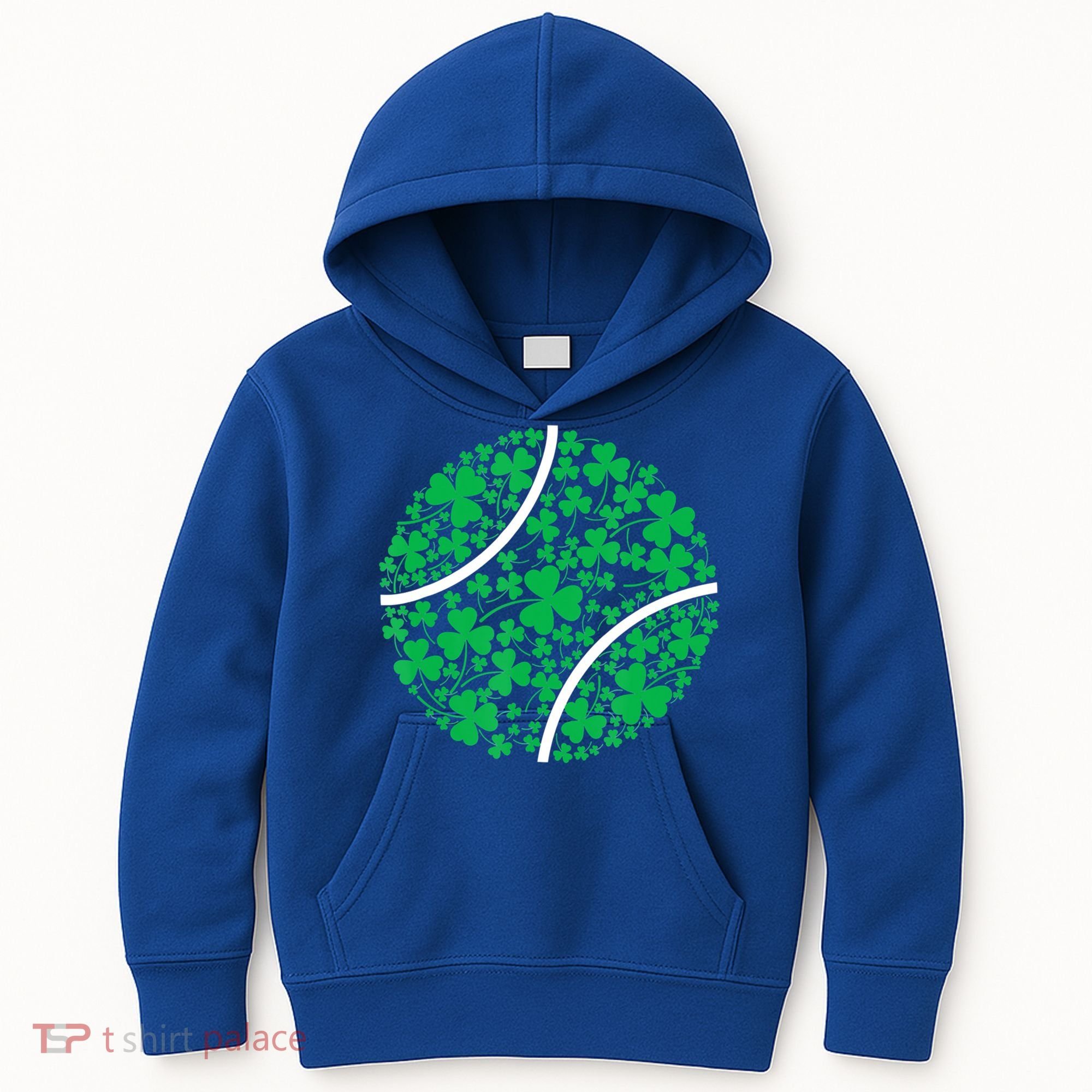 Tennis Coach St Patricks Day Tennis Player Gift Kids Hoodie