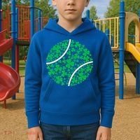 Tennis Coach St Patricks Day Tennis Player Gift Kids Hoodie thumb 2