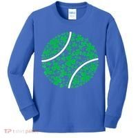 Tennis Coach St Patricks Day Tennis Player Gift Kids Long Sleeve Shirt thumb 0