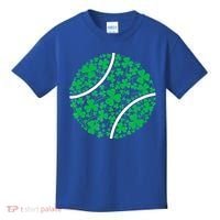 Tennis Coach St Patricks Day Tennis Player Gift Kids T-Shirt thumb 0
