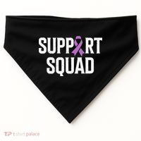 Testicular Cancer Support Squad Testicular Cancer Awareness USA-Made Doggie Bandana thumb 0