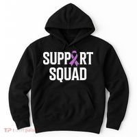 Testicular Cancer Support Squad Testicular Cancer Awareness Hoodie thumb 0