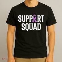 Testicular Cancer Support Squad Testicular Cancer Awareness T-Shirt thumb 3