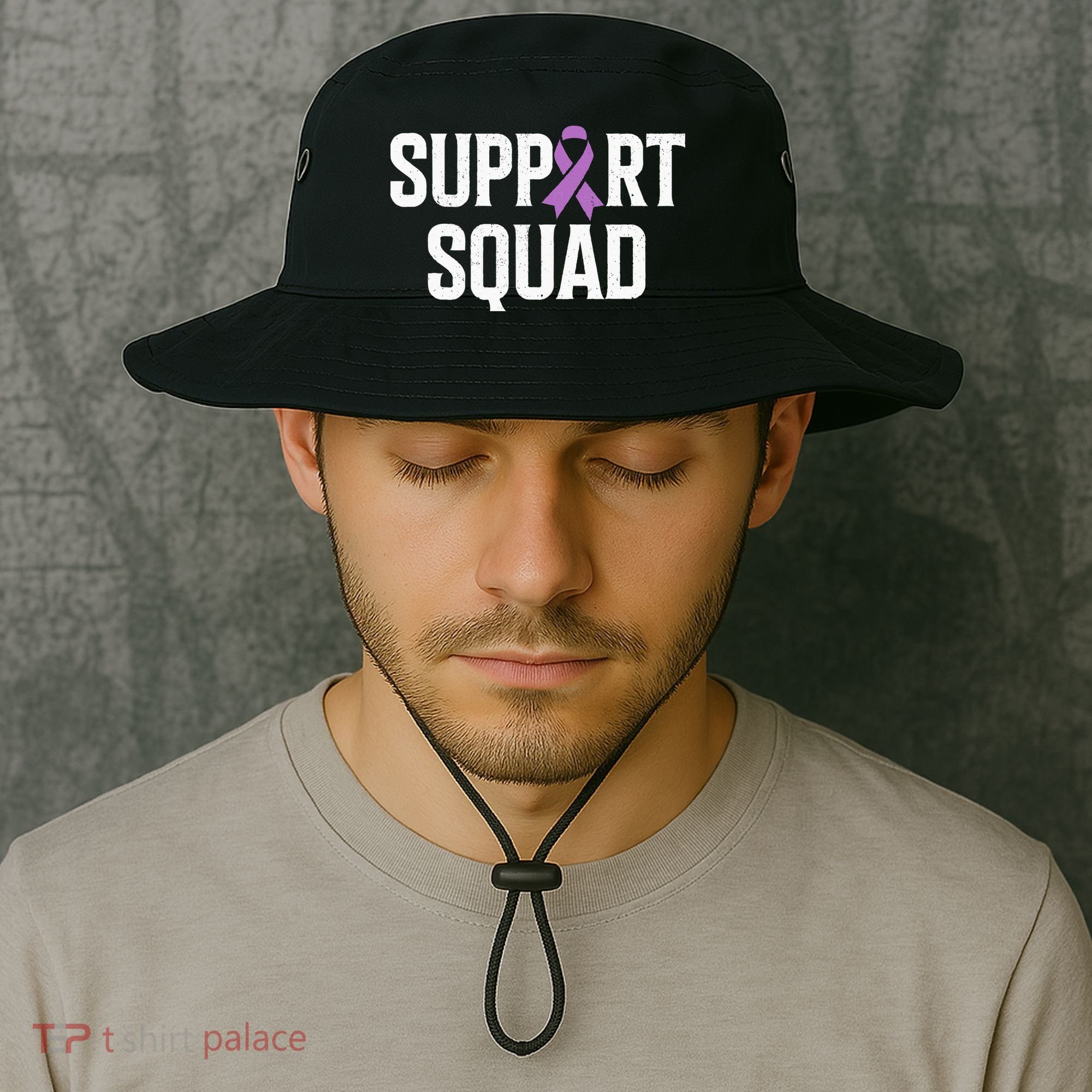 Testicular Cancer Support Squad Testicular Cancer Awareness Bucket Hat
